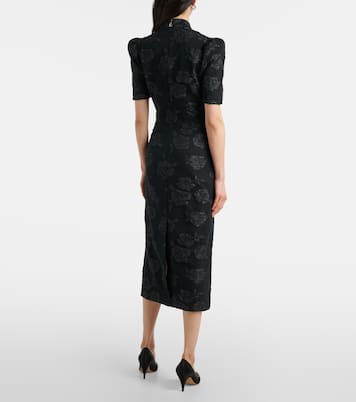 Midikleid aus Jacquard | Rotate