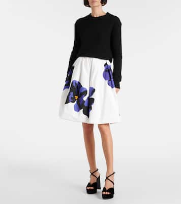 Karli 125 velvet platform sandals | Jimmy Choo