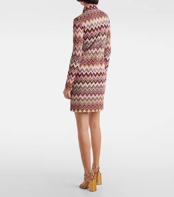 Vestido corto de mezcla de algodón | Missoni
