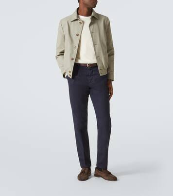 Chaqueta bomber de gabardina | Brunello Cucinelli