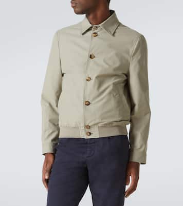 Chaqueta bomber de gabardina | Brunello Cucinelli