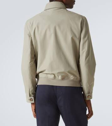 Chaqueta bomber de gabardina | Brunello Cucinelli