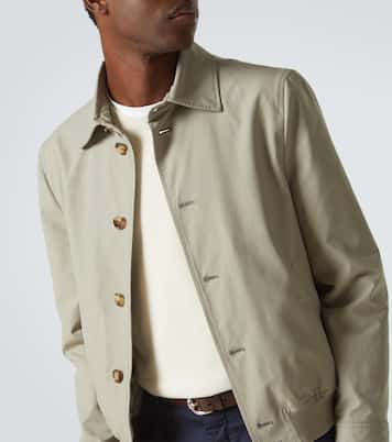 Chaqueta bomber de gabardina | Brunello Cucinelli