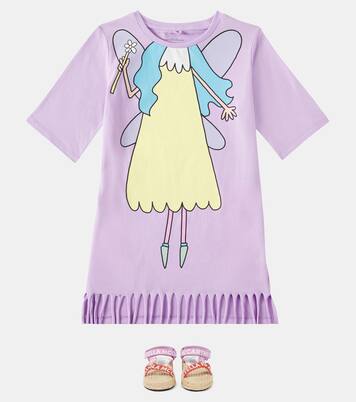 Robe imprimée en coton | Stella McCartney Kids