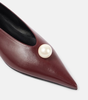 Leather ballet flats | Magda Butrym