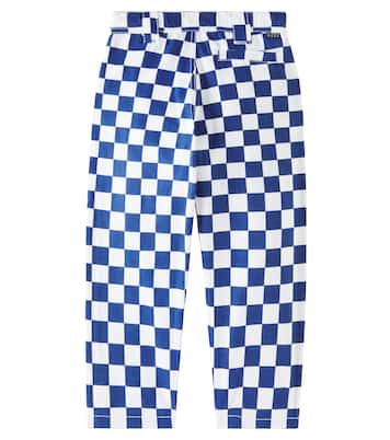 Ataru checked cotton chinos | Molo