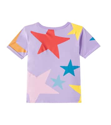 T-shirt in jersey di cotone con stampa | Stella McCartney Kids
