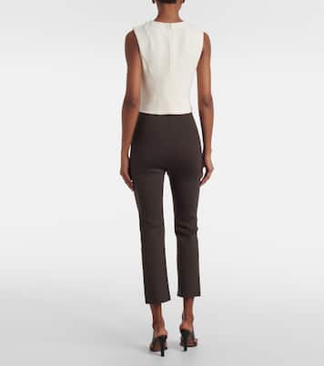 Schmale Cropped-Hose Shim aus Jersey | Fforme