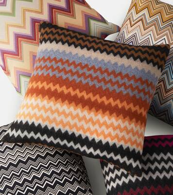 Humbert Zigzag wool-blend cushion | Missoni