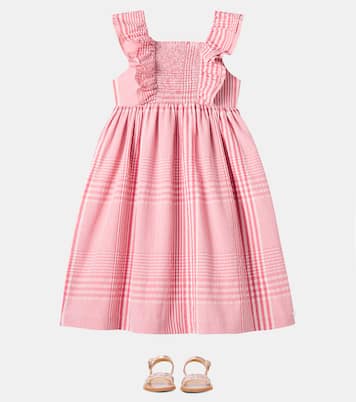 Sandalen Plagette aus Leder mit Glitter | Pom d'Api