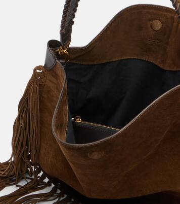 Schultertasche Oskan Soft Large aus Veloursleder | Isabel Marant