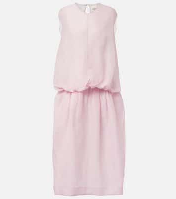 Robe midi Noah en organza de soie | Khaite