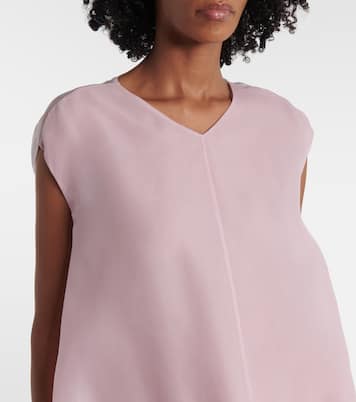 Robe midi Noah en organza de soie | Khaite