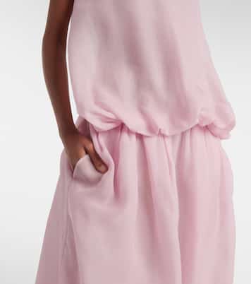 Robe midi Noah en organza de soie | Khaite