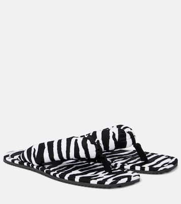 Indie zebra-print thong sandals | The Attico