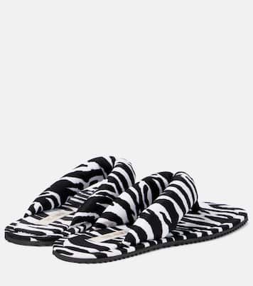 Indie zebra-print thong sandals | The Attico