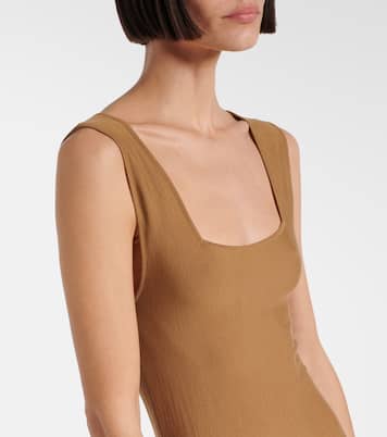 Robe longue Jodie en laine | Khaite