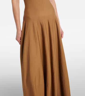 Robe longue Jodie en laine | Khaite