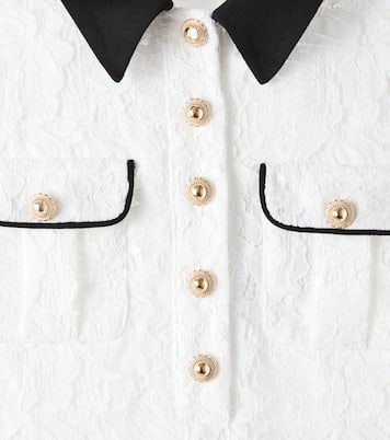 Abito chemisier in pizzo | Self-Portrait Kids