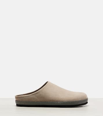 Monili suede clogs | Brunello Cucinelli