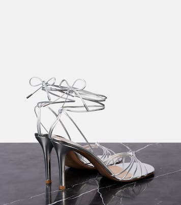 Metallic leather sandals  | Gianvito Rossi