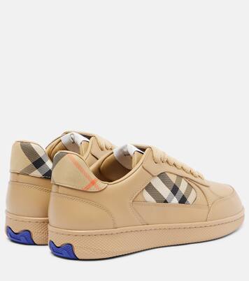 Burberry Check leather sneakers | Burberry