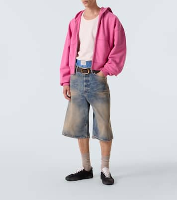 엠브로이더리 코튼 플리스 집업 후디 | Acne Studios