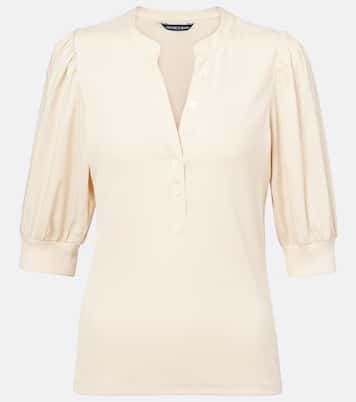 Coralee cotton-blend top | Veronica Beard