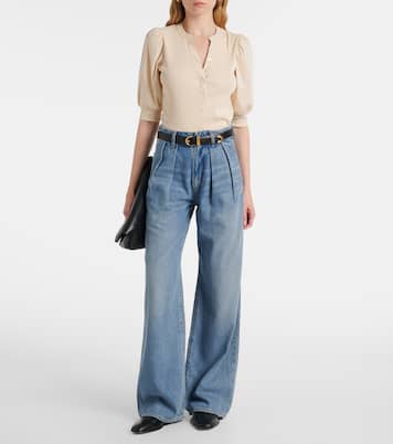 Coralee cotton-blend top | Veronica Beard