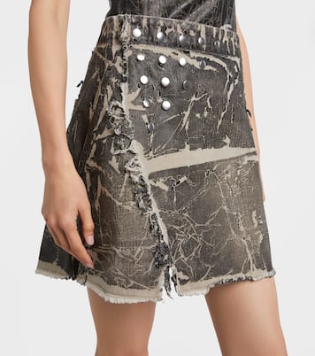 Minirock Sisynap aus Denim | Rick Owens