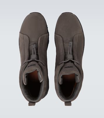 Baskets Triple Stitch Vetta en daim | Zegna