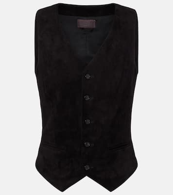 Weste Capone aus Veloursleder | Stouls