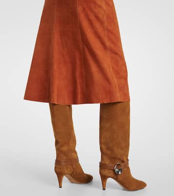Devy suede midi skirt | Isabel Marant