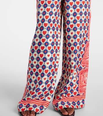 Pantalon ample Rise & Roar en soie | Camilla