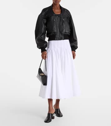 Cropped leather jacket | Jacquemus