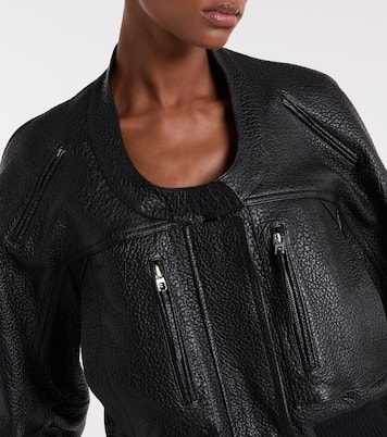 Cropped leather jacket | Jacquemus