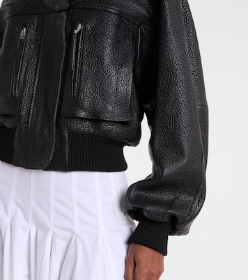 Cropped leather jacket | Jacquemus