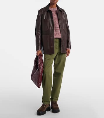 H700 suede combat boots | Hogan