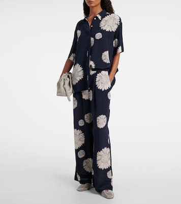 Hemd Montauk aus Seiden-Crêpe | Asceno