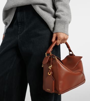 Cabas Featherlight Puzzle Small en cuir | Loewe