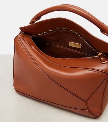 Cabas Featherlight Puzzle Small en cuir | Loewe