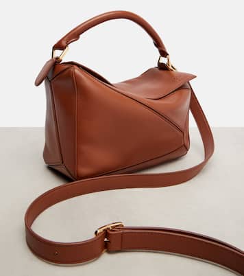 Cabas Featherlight Puzzle Small en cuir | Loewe