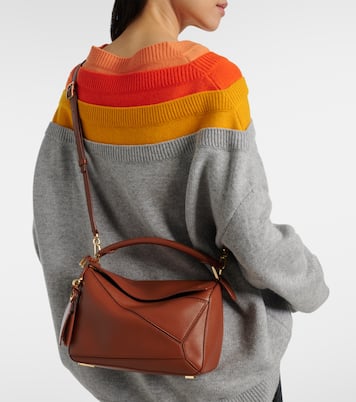 Cabas Featherlight Puzzle Small en cuir | Loewe