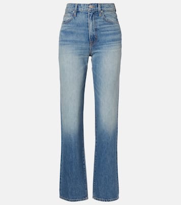 London faded straight jeans | Slvrlake