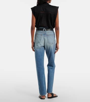 London faded straight jeans | Slvrlake