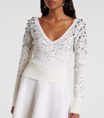 Gang embellished wool-blend sweater | Max Mara