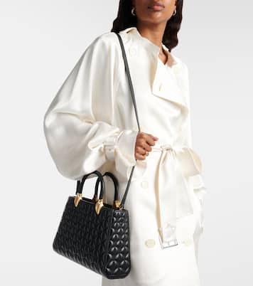 Serpentine Day Duo Medium leather top-handle bag | Bvlgari