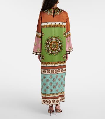 Maxikleid Contina aus Seide | Alémais