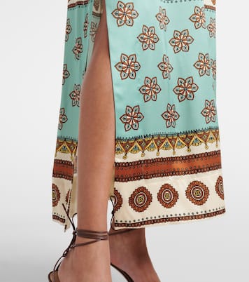 Maxikleid Contina aus Seide | Alémais