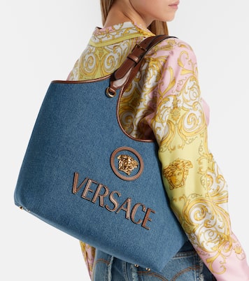 La Medusa denim tote bag | Versace